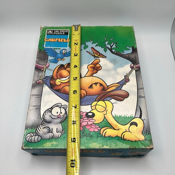 Vintage Garfield Puzzle 100 Piece Jigsaw Puzzle 1979 Complete Nermal Odie Summer - Picture 8 of 10